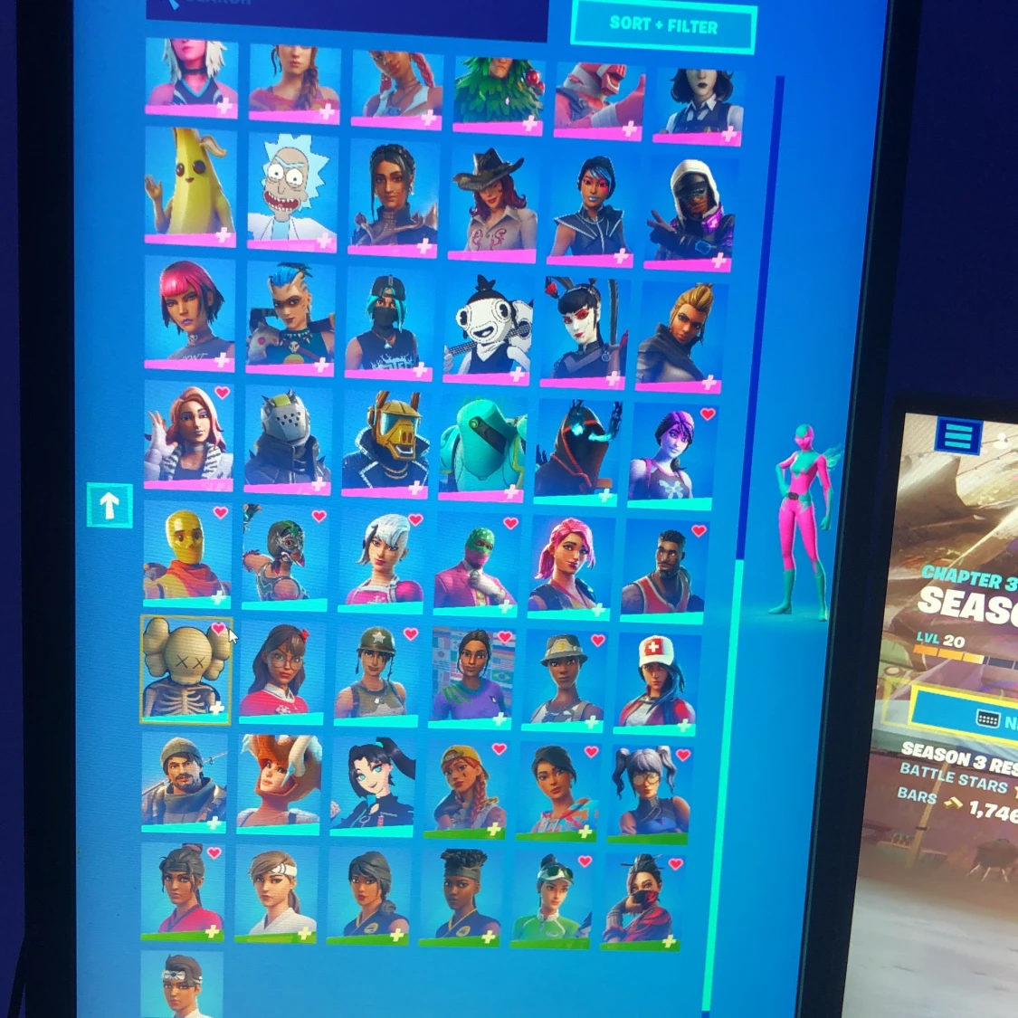 Fortnite konto  - 90