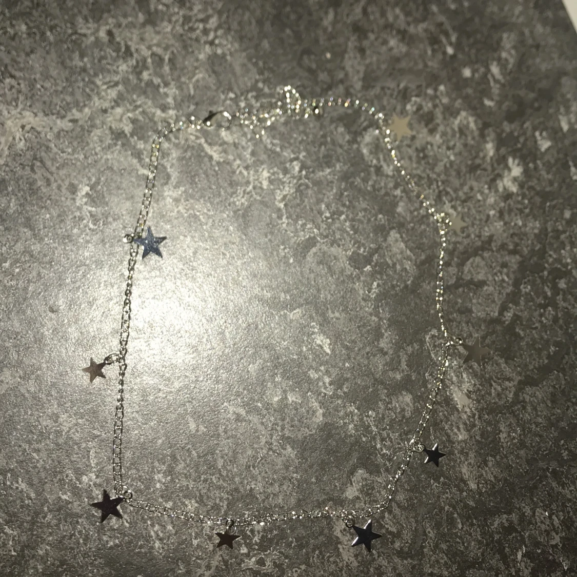 silver sjärnhalsband