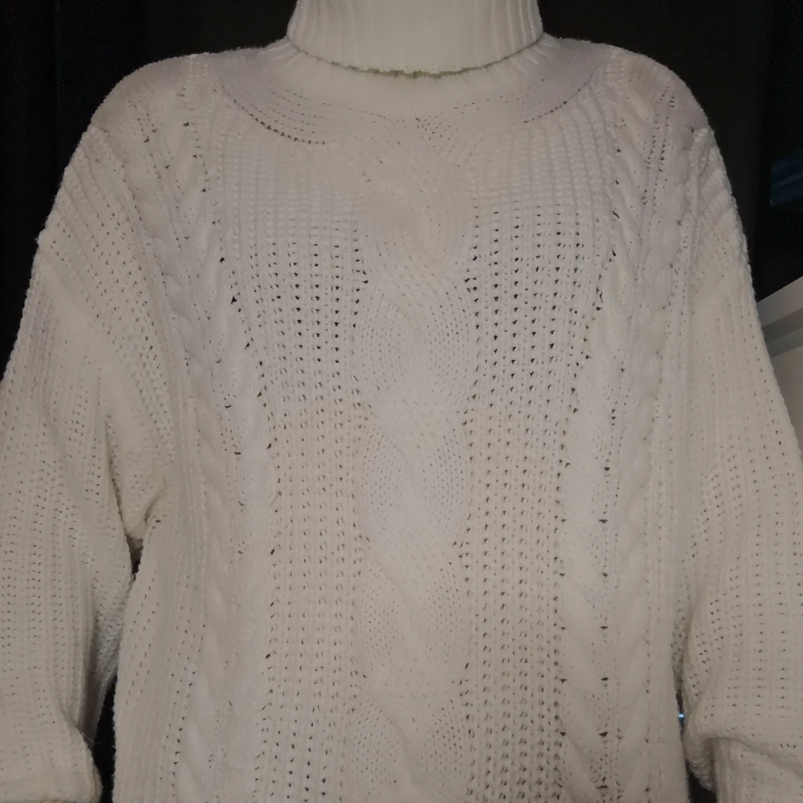 Stickad klänning/hoodie  - 91