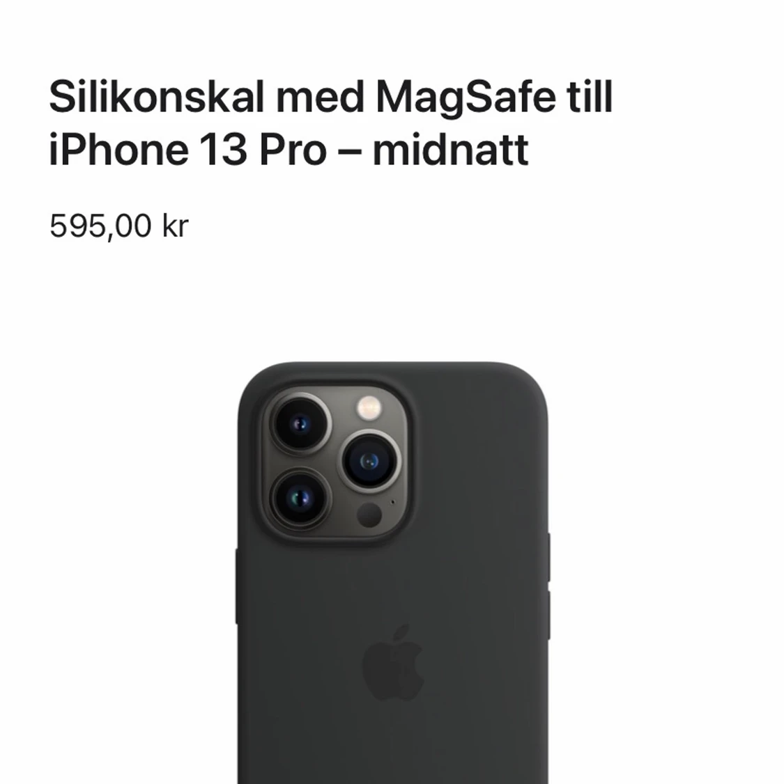 iPhone 13 PRO silicone skal - 90