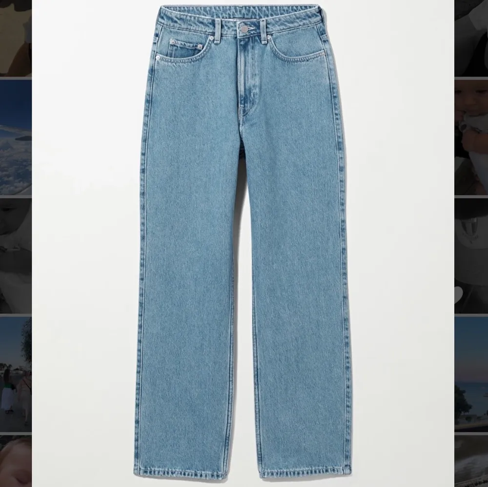 Jeans från weekday i modell rowe! Supersnygga, bra skick 😊. Jeans & Byxor.