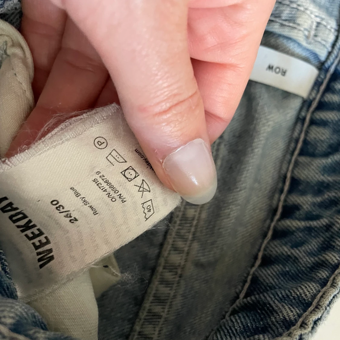 Raka jeans från weekday  - 91