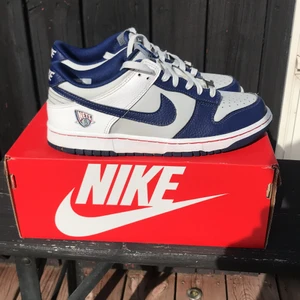Nike Dunks - Ett par Nike dunk nets 75 anniversary i 10/10 skick. Nypris ligger runt 1800-2000kr Original box men inget kvitto Kan gå ner lite i pris vid snabb affär. 