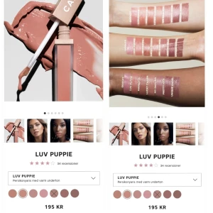 CAIA Liquid Lipstick "Luv Puppie" - "Luv Puppie" Endast swatchad på handryggen 1gång.Fraktsumman blir 15kr (frakt m frimärke) vid direkt swish till mig, välj ej Köp Nu isåfall. Samfraktar för minsta möjliga frakt kostnad för dig. Kontakta mig angående detta