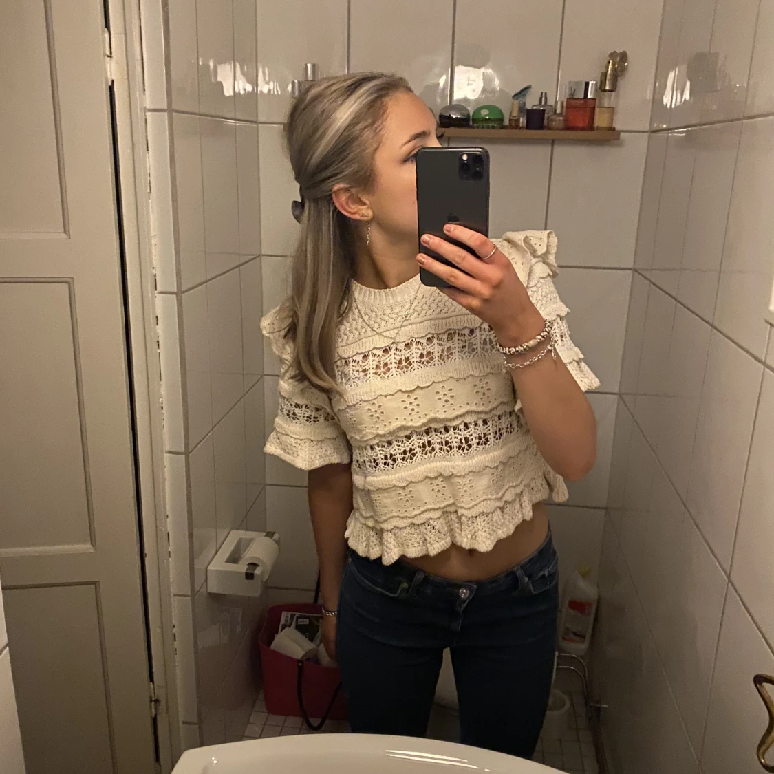 Stickad tröja från zara 