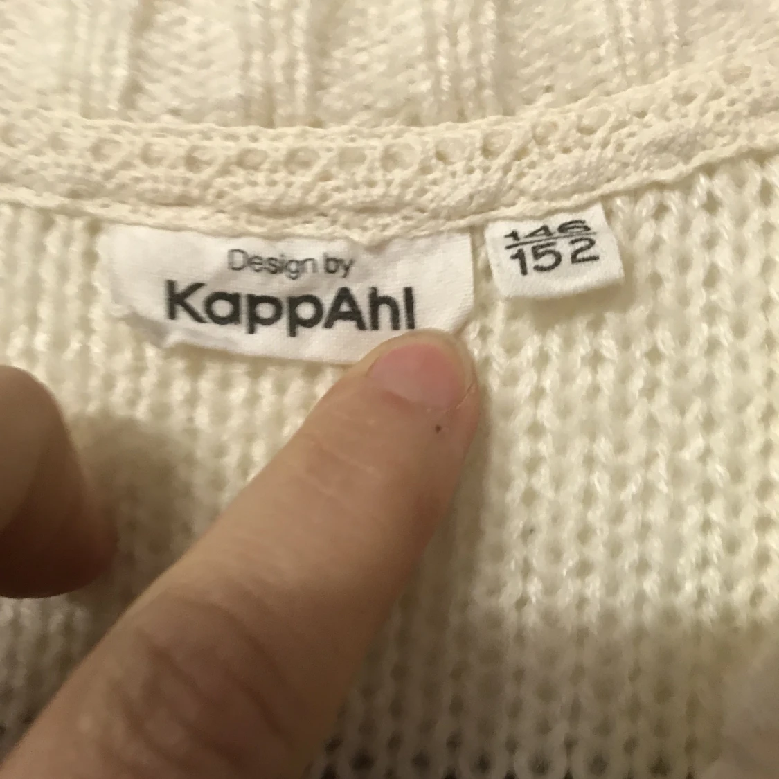 Vacker vintervit kofta  - 91