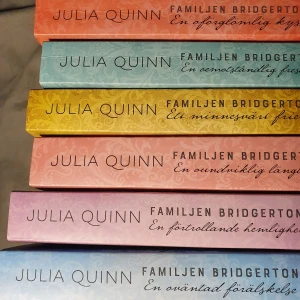 Bridgerton böckerna - Bridgerton bok 2-7 På svenska! Möts upp i Stockholm! Pris går att diskuteras 💞