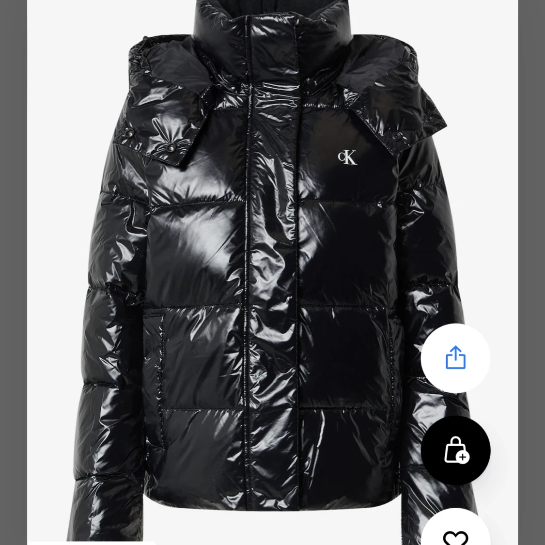 HELT NY CALVIN KLEIN GLANS JACKA!