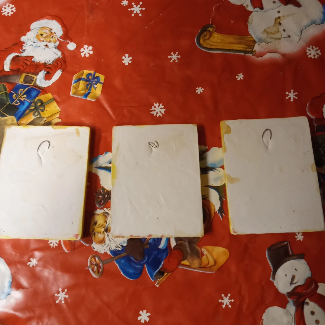 Gipstavlor 3 stycken med clown motiv . - 91