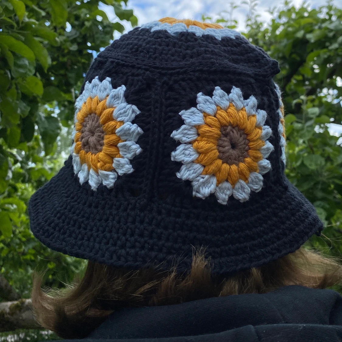 Hand virkad bucket hat ♥ - 90