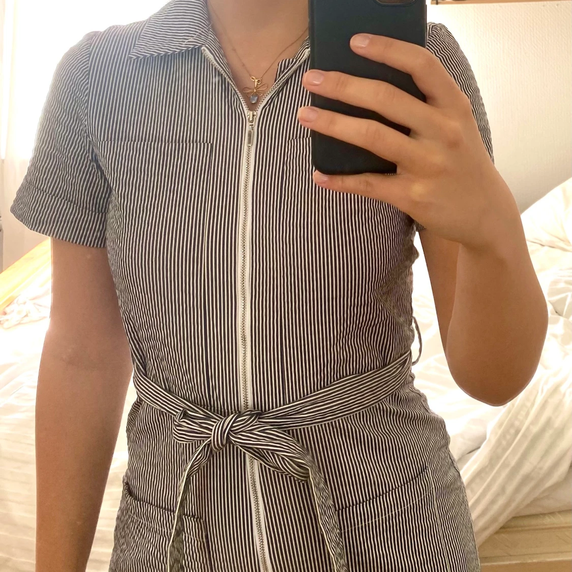 Randig jumpsuit - 90