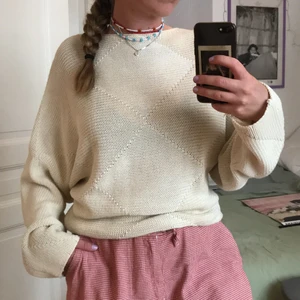 Stickad tröja  - Stickad tröja från WERA i 100% bomull◻️⬜️◽️▫️ Använd fåtal gånger