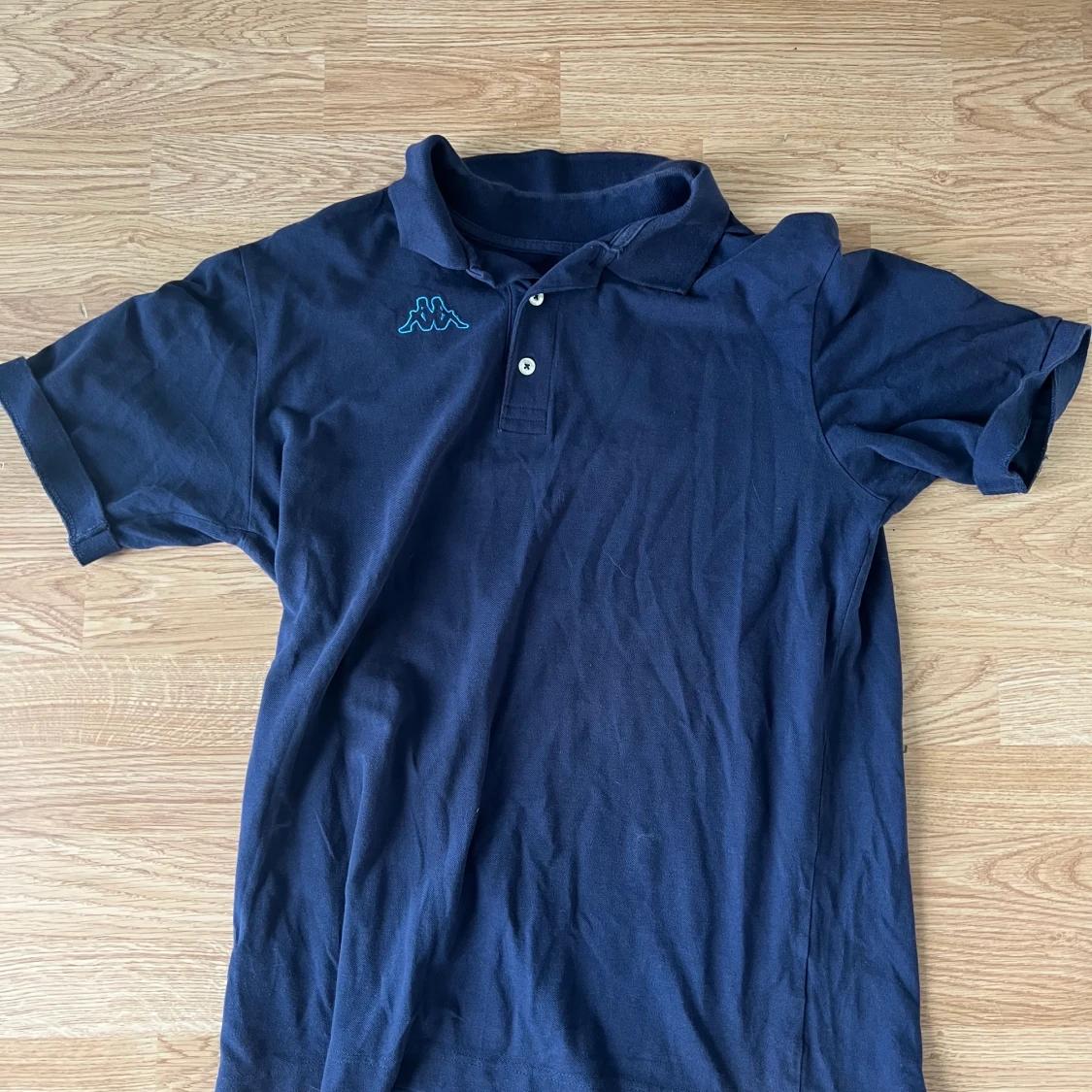 Vintage Kappa Polo tröja blå