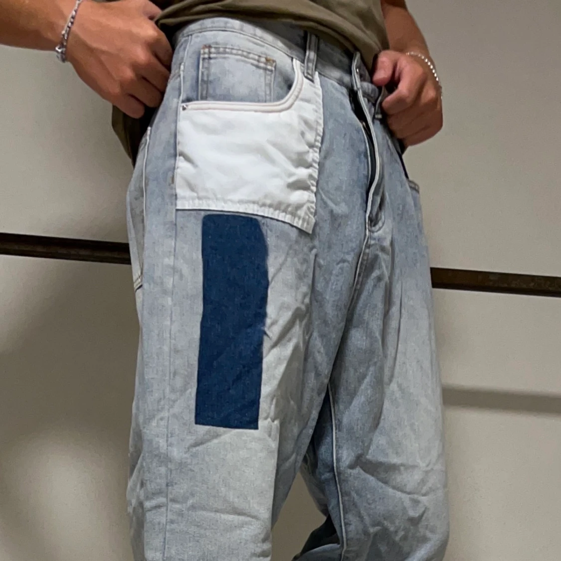 Bleached jeans size S - 91