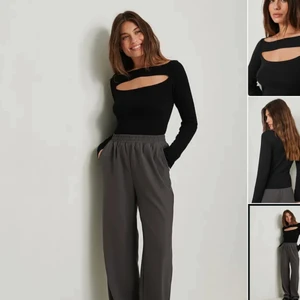 cut out tröja nakd - ALDRIG använd!! helt ny 🖤🖤 köpt för 449 kr med jag säljer den för 150 kr🫶🏼