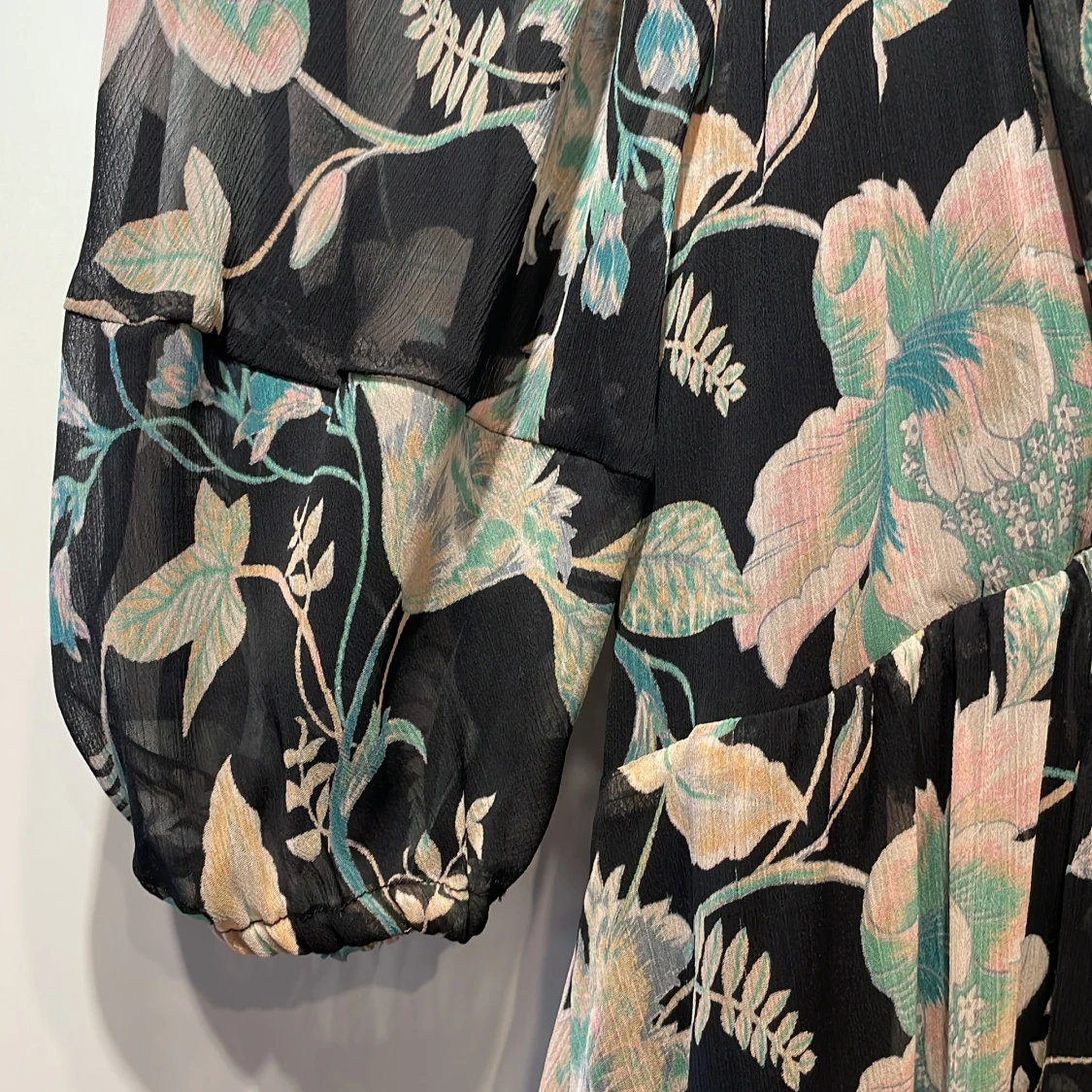 Mango blommig maxiklänning - 91