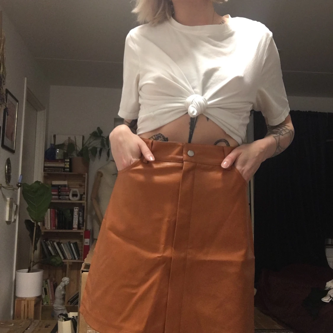 Kjol i skinnimitiation