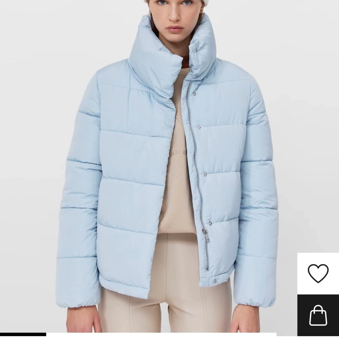 Vit puffer jacka - 91