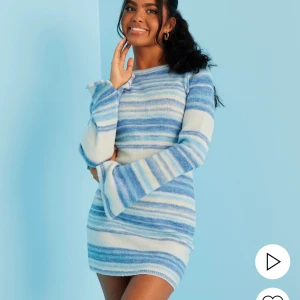 Stickad klänning från Nelly  - Säljer min oanvända stickade klänning från Nelly. Originalpris på Nelly är 599kr