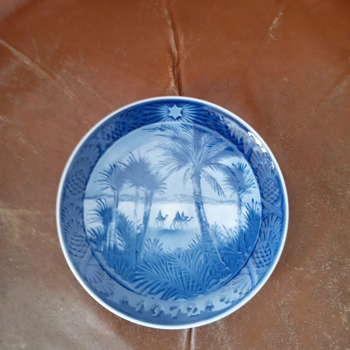 Jultallrik Palmer och Camel 1972 år Bing &Gröndahl . - 90