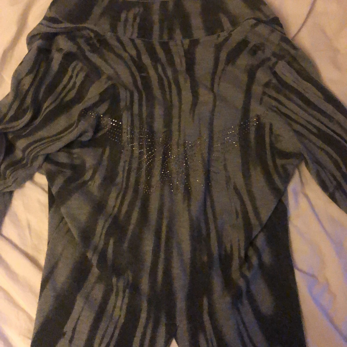 Plus fine cardigan rhinestone - 91