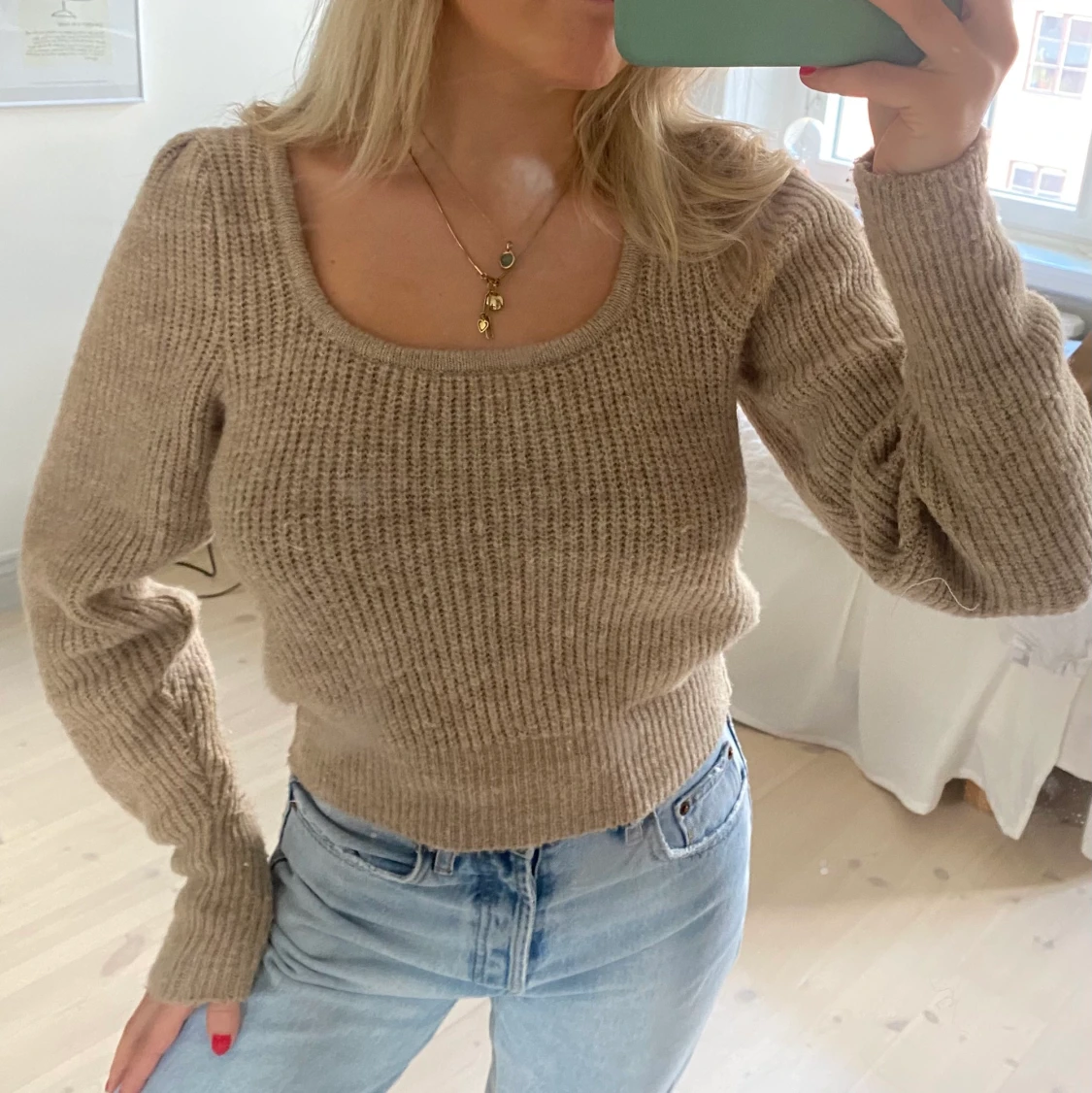 Stickad tröja  - 90