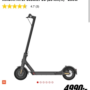 Xiaomi Scooter 1S - Bara punktering har haft den 3 månader punkteringen kan fixas för 249kr i verkstad med nytt däck. Byten och bud priset kan ändras vid snabb affär