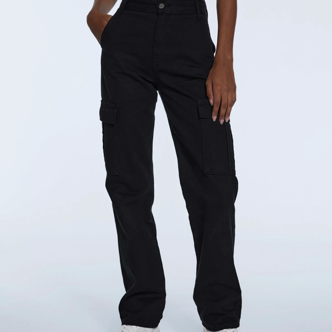 Cargo jeans storlek 36 men passar över 34