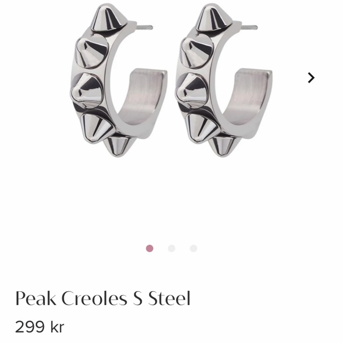 Oanvända edbladörhängen