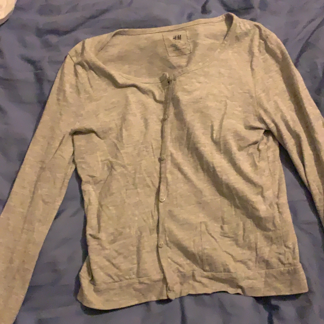 Tunn grå kofta - 90