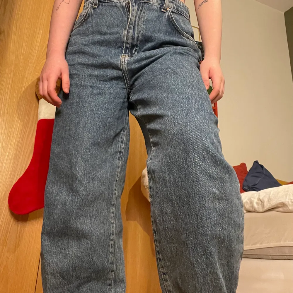 Boyfriend jeans. Storlek 40, liten i storlek.. Jeans & Byxor.