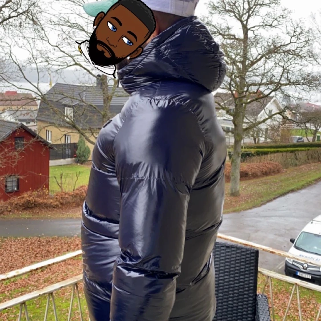 Siksilk vinterjacka - 90