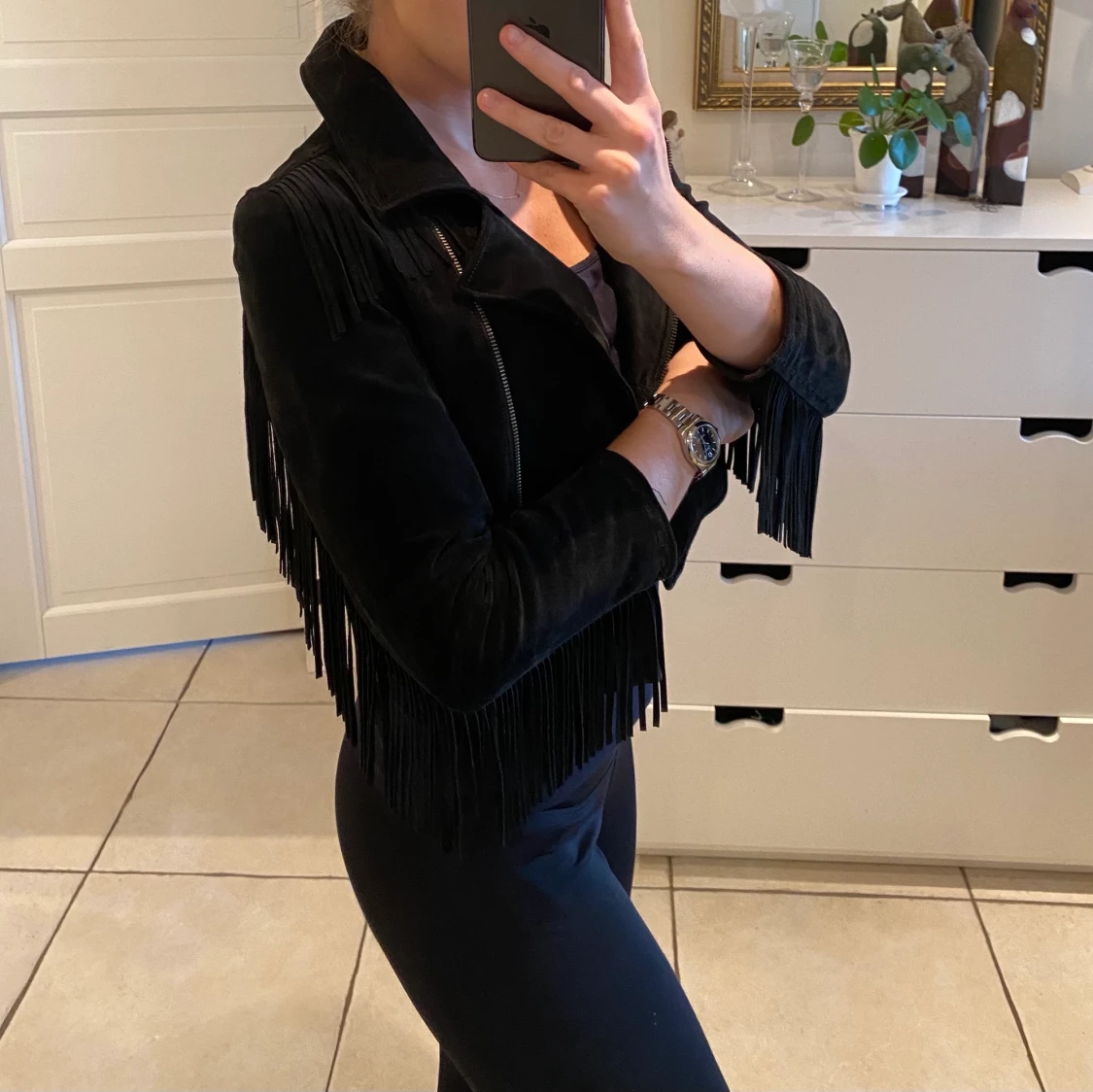 Mockajacka med fransar