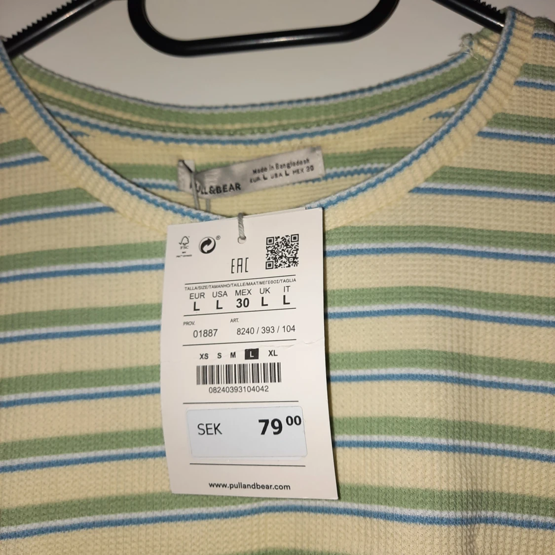 Helt ny randig tröja - 90