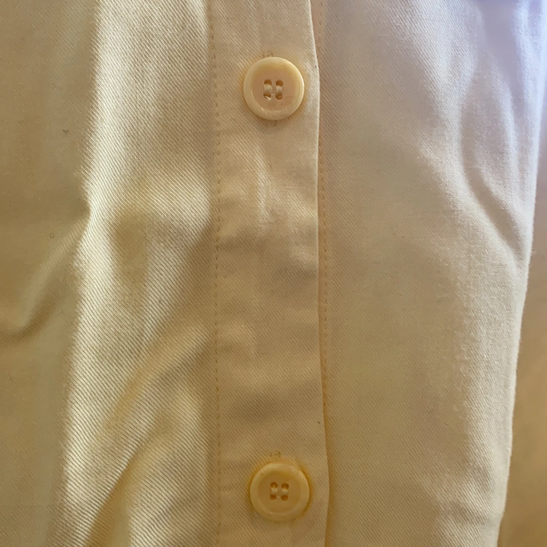 Lång gul kjol stl xs  - 90