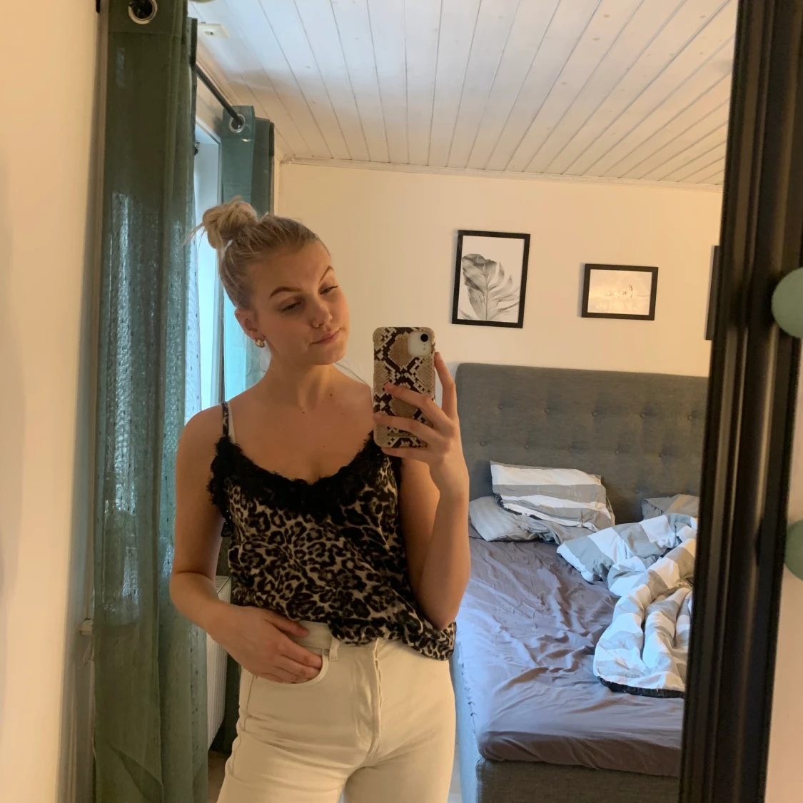 Mönstrat linne - 90