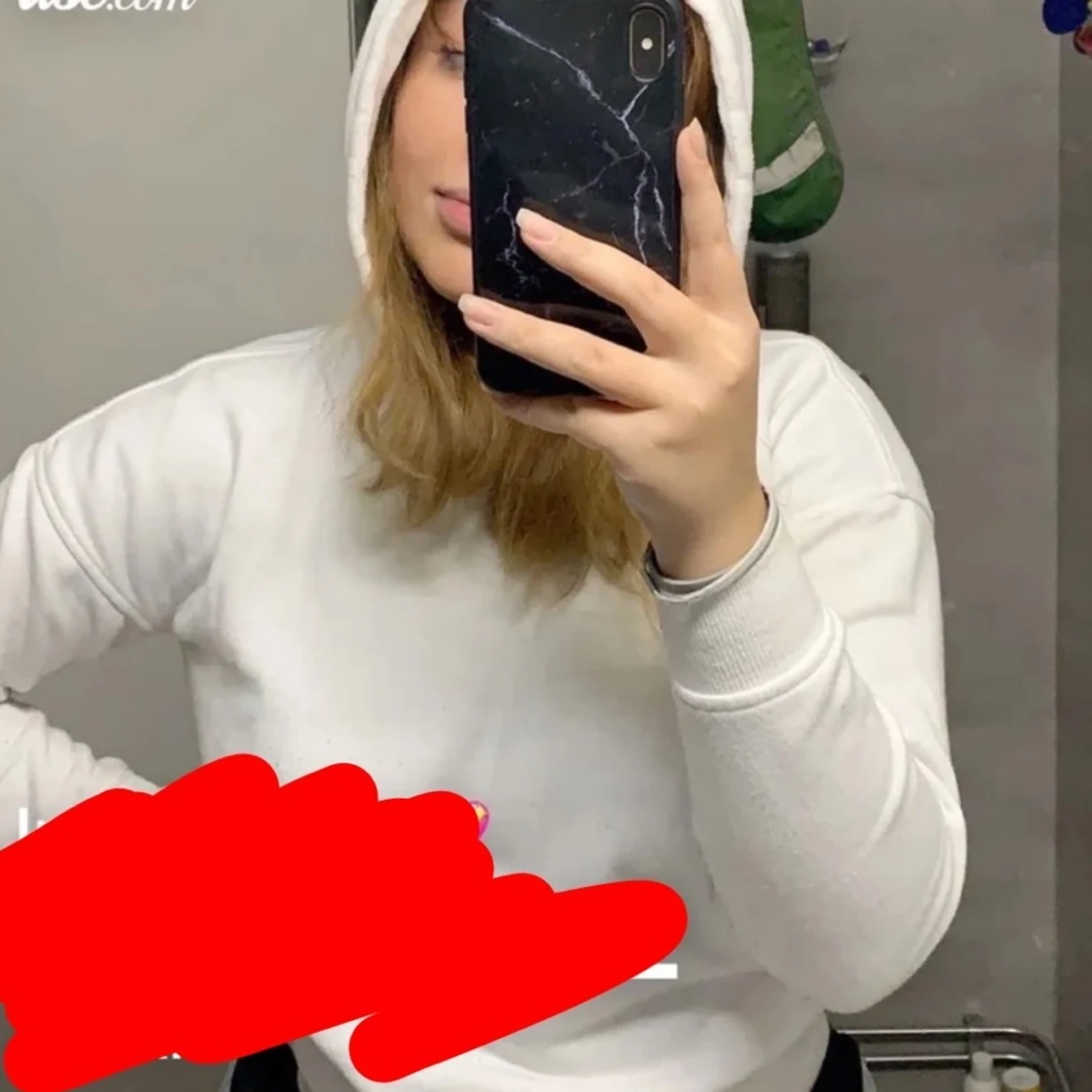 Vit hoodie 