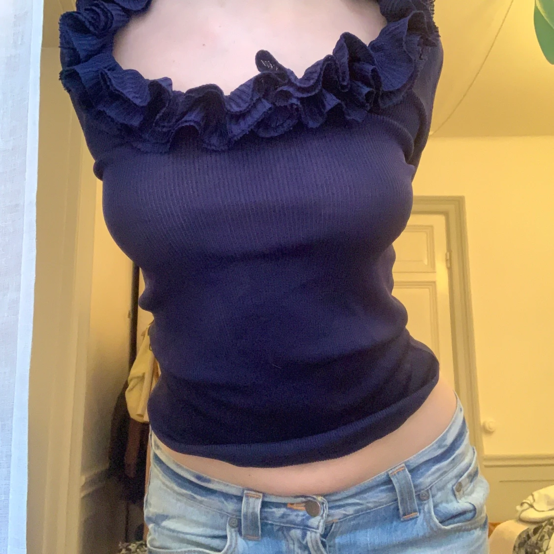 Skit snygg blå tröja 