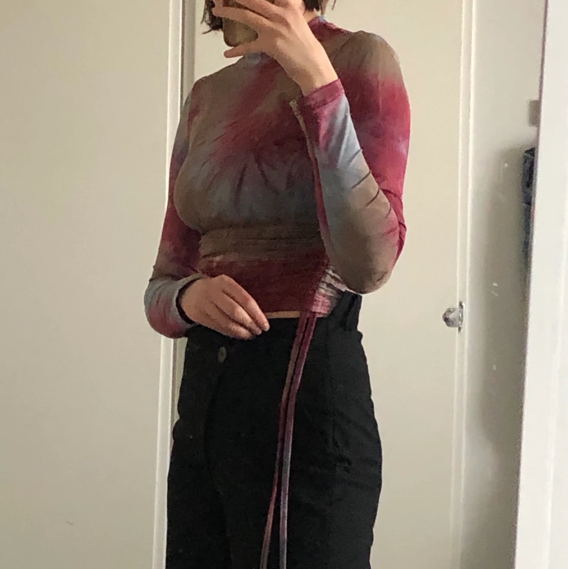 Tie dye långärmad  - 90