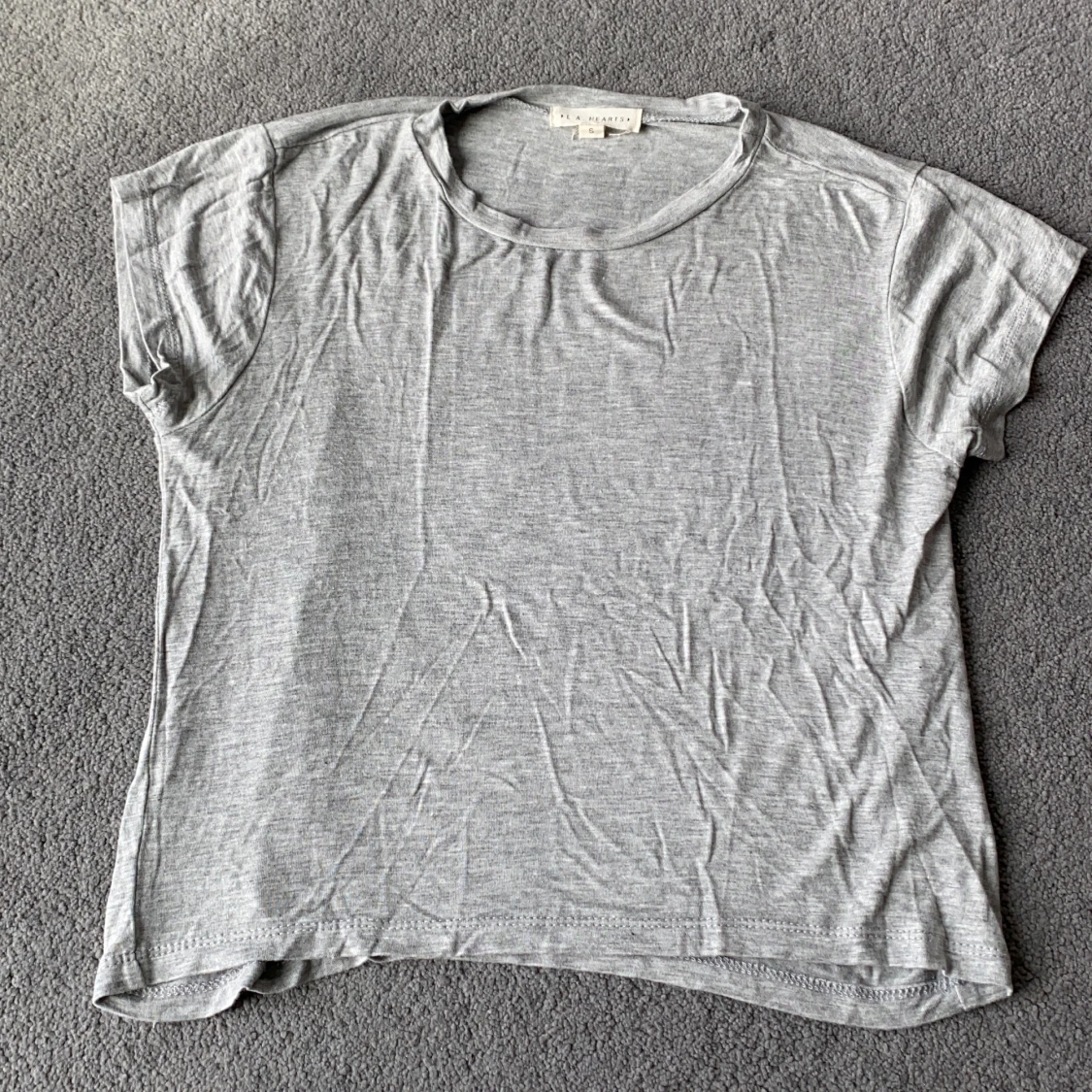 Skön topp med tryck stl S