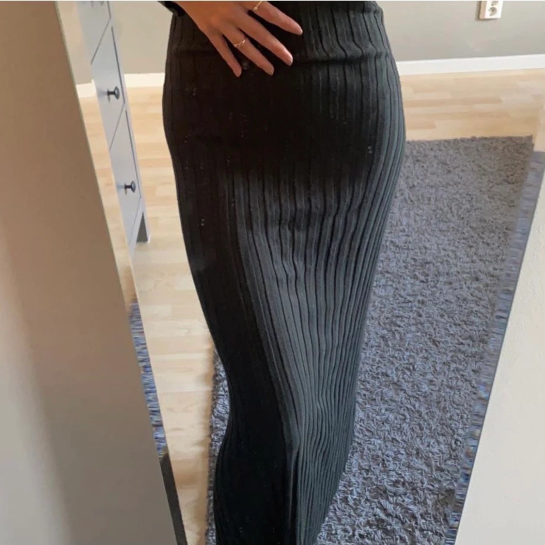 Stickad klänning - 90