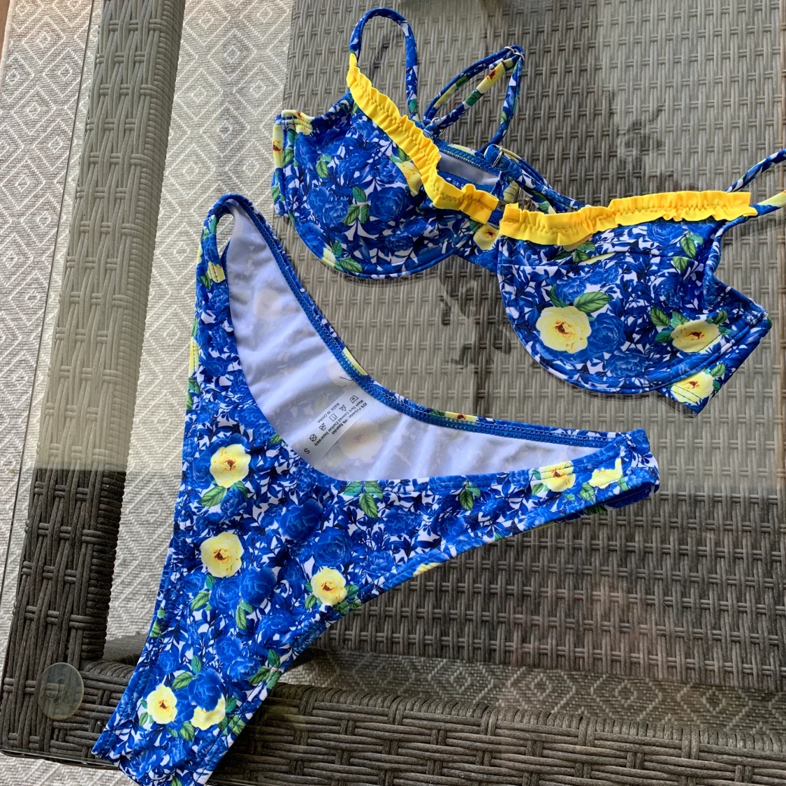 blommig bikini  - 90