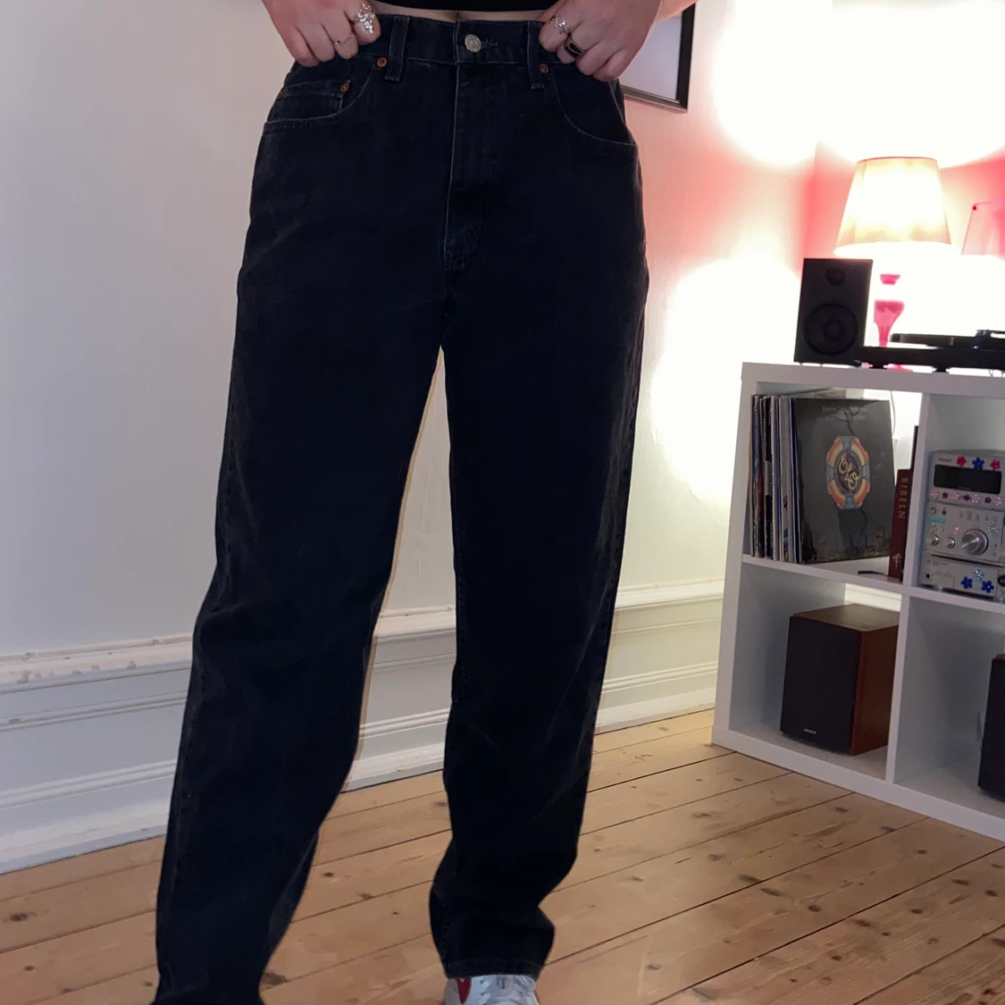 Svarta levisjeans  - 90