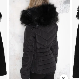 Svart jacka fuskpäls Dm retro - Köptes förra vintern men användes knappt, nyskick. Köpte jackan för 1499 kr.