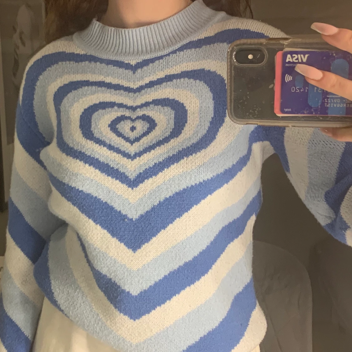 Blå hjärt tröja från Cider - 90