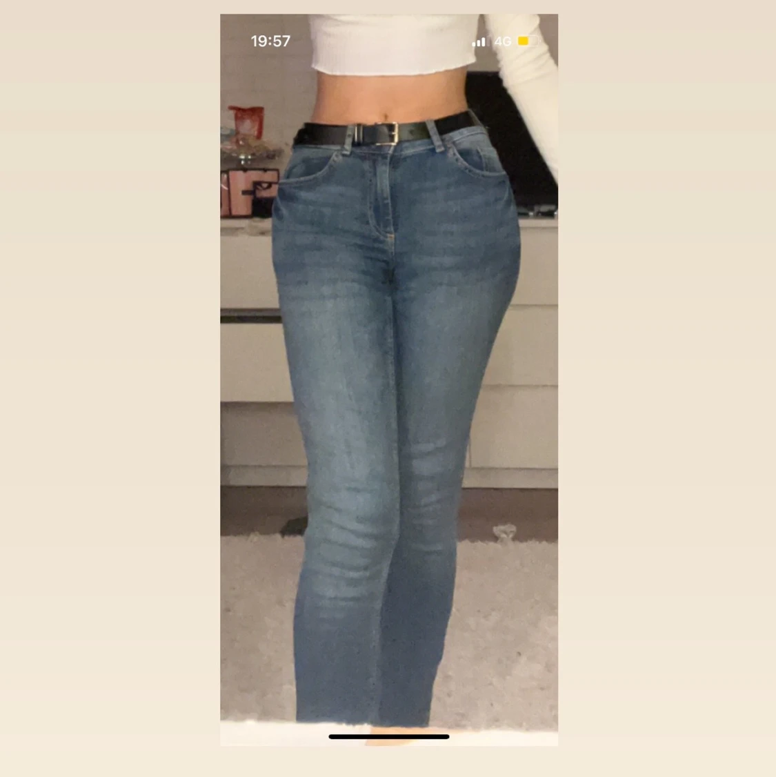 Blåa jätte fina jeans!