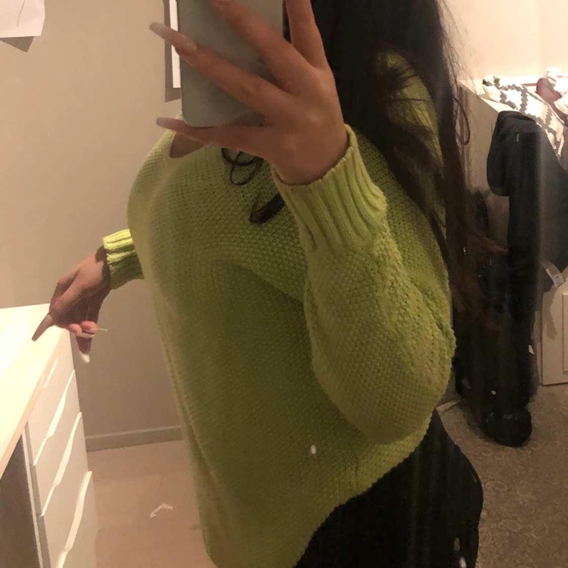 Neongrö tröja - 91