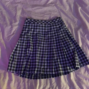 Blå svart randig kjol - Randig kjol