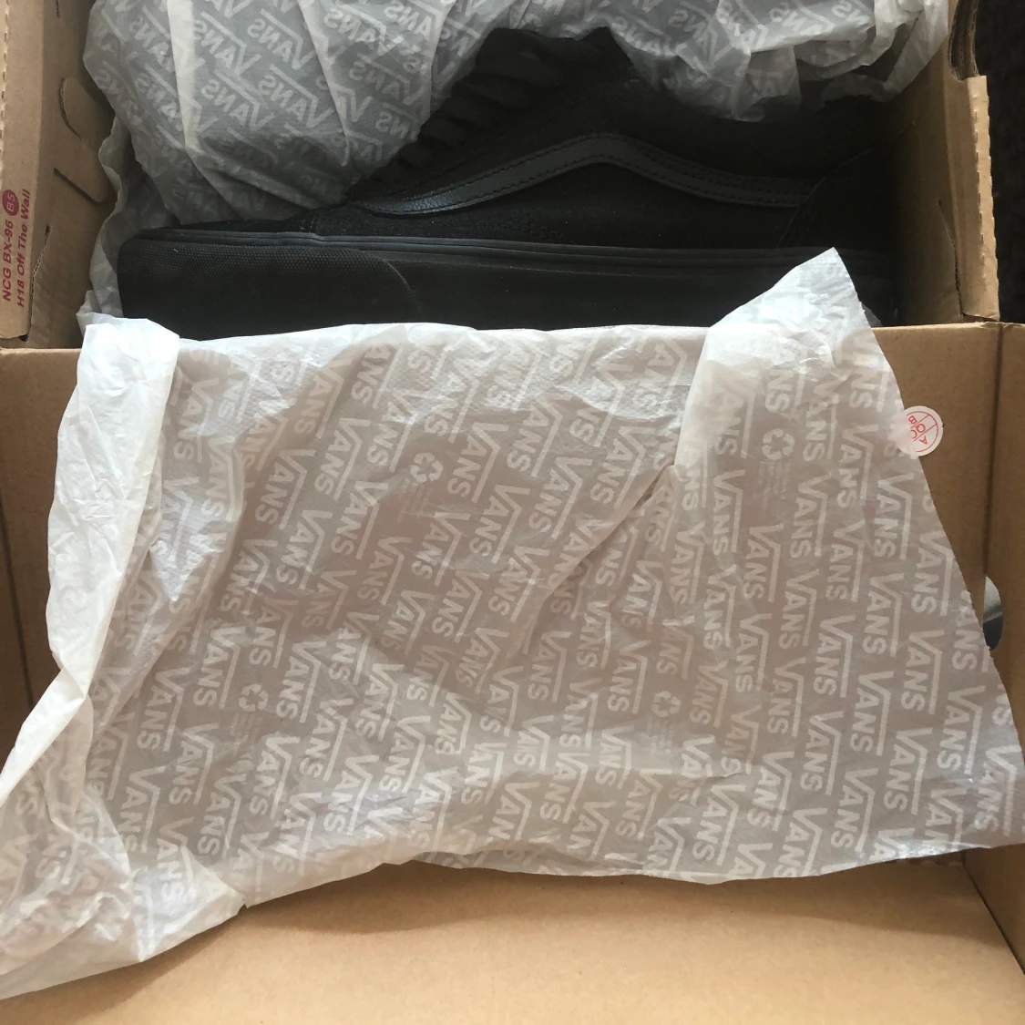 Svarta Vans med platå - 90