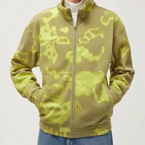 Weekday zip-up kofta - Säljer denna kofta ifrån Weekday i en gröngul färg i storlek S💛